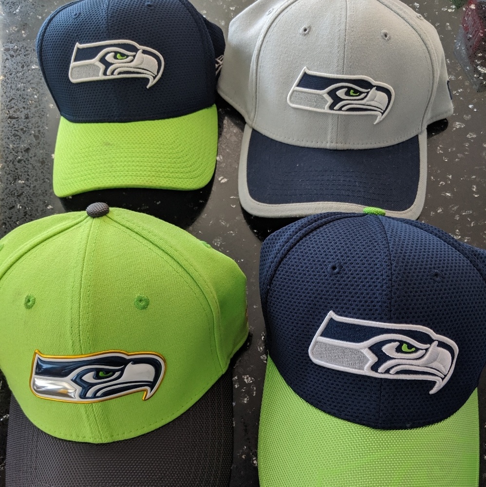 Seahawks hats